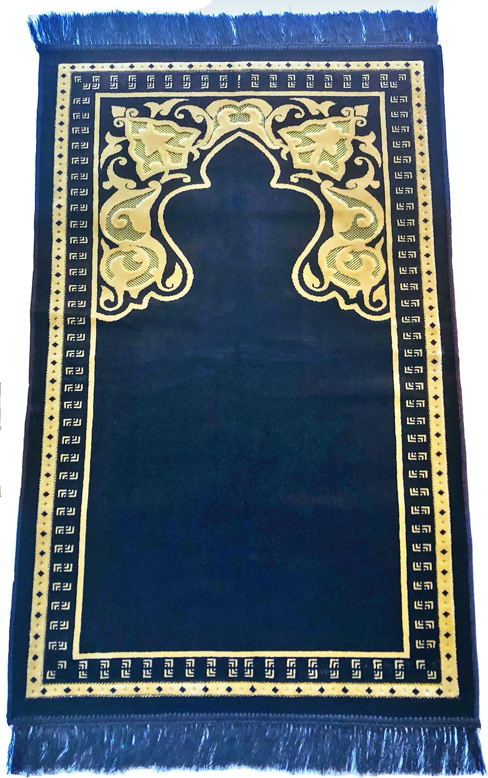 Muslim Prayer Carpet / Mat / Rug - Janamaz Sajda (Light Blue)