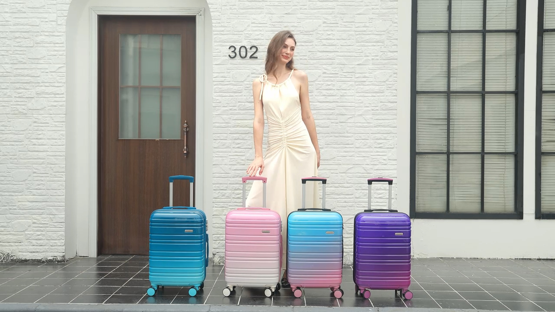 Amazon.com | LARVENDER Luggage Sets 6 Piece, Expandable PC+ABS