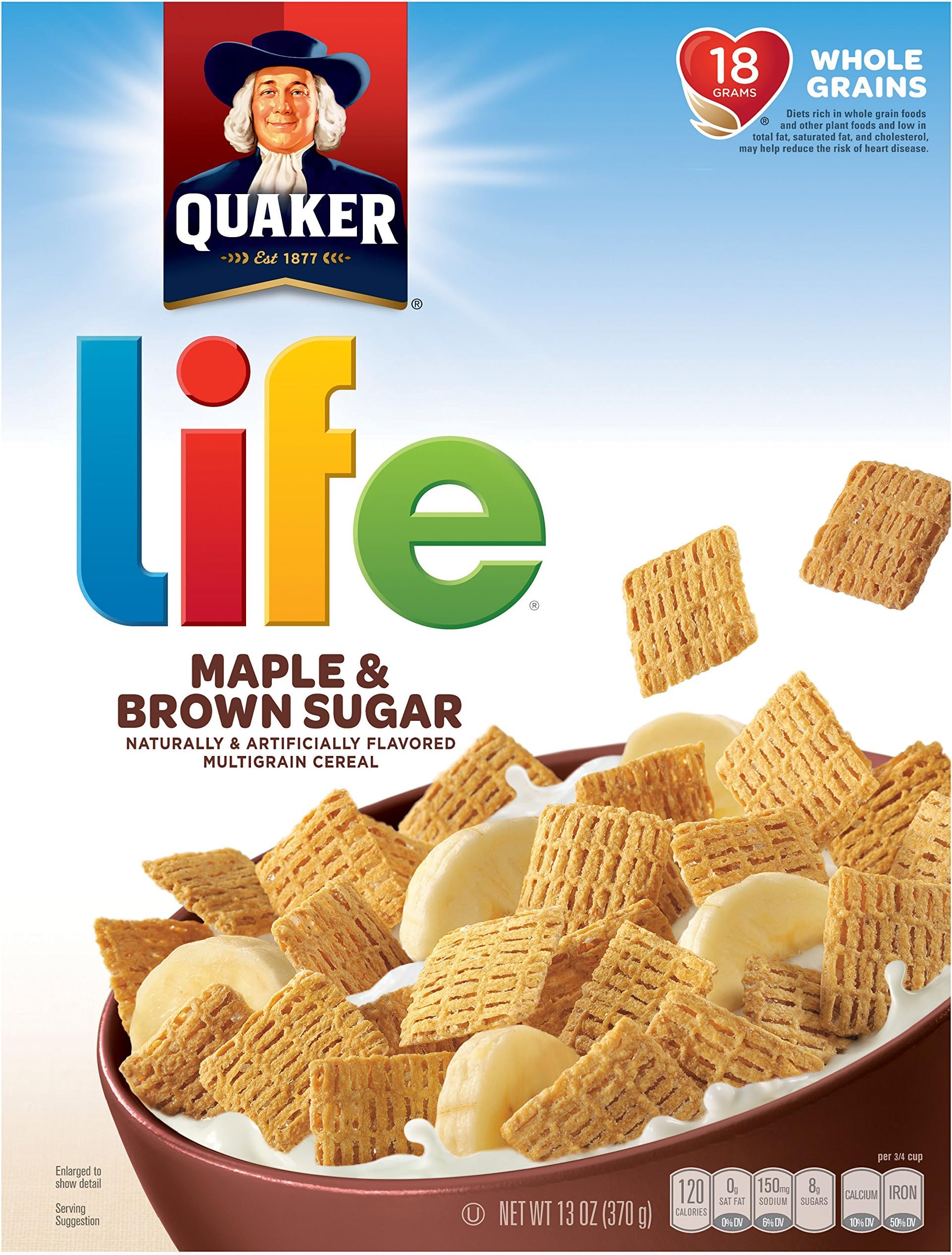 Quaker Instant Oatmeal Weight Control, Maple Brown Sugar, 13 Ounce (Pack of 4)