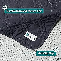 Vista 6 de PetAmi Funda impermeable para sofá para perros, funda reversible para muebles, protector de sofá para cama de mascotas y gatos, manta lavable, funda