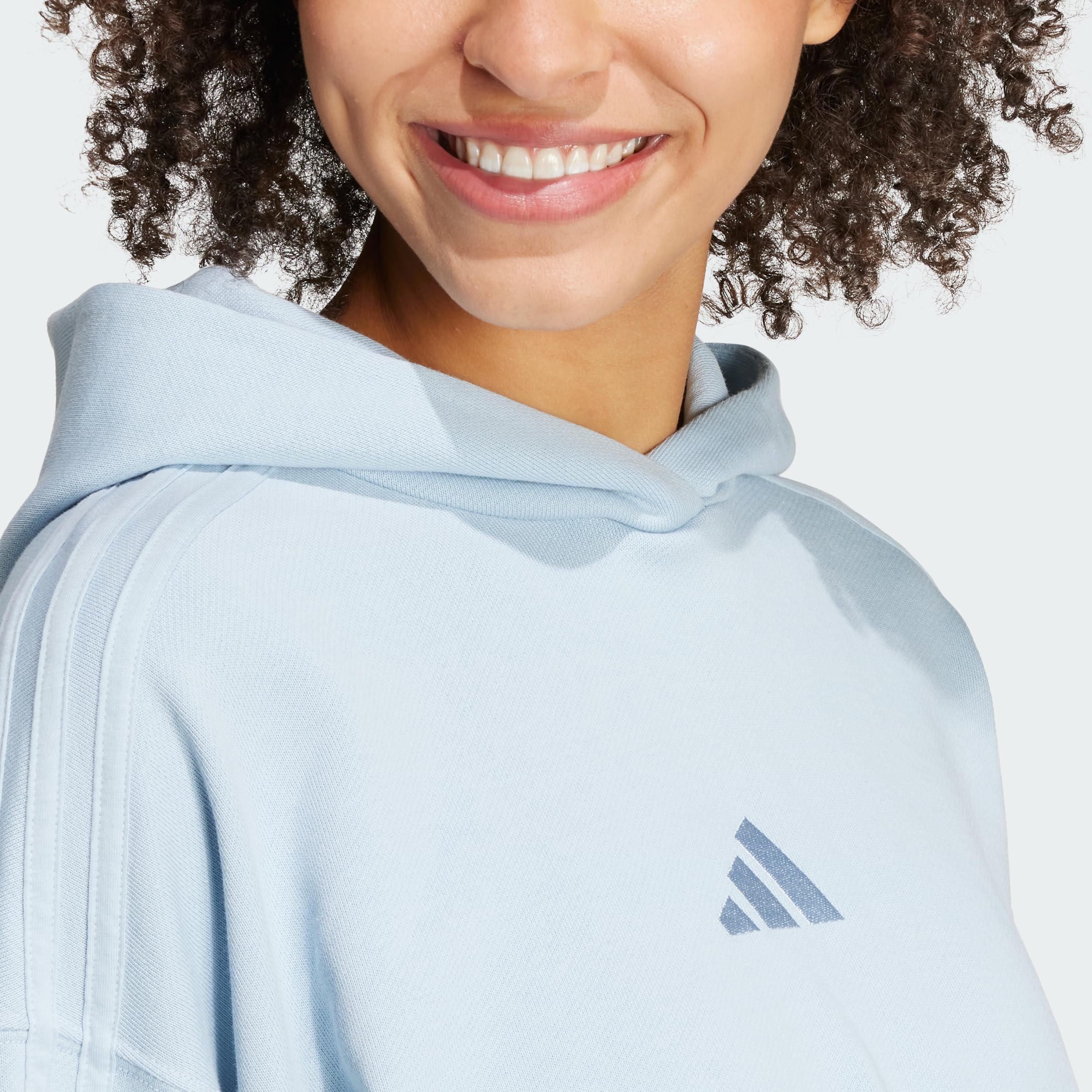 adidas Women's All SZN French Terry 3-Streifen Hoodie