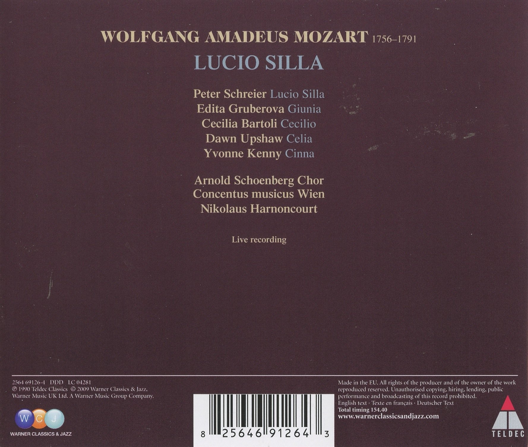 Mozart : Lucio Silla