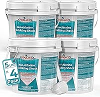Vista 10 de Choque de spa sin cloro para bañera de hidromasaje, 5 libras, tratamiento oxidante de choque sin cloro para jacuzzis, spas y piscinas, acción