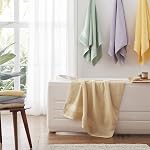 COZYART Lavender Luxury Bath Towel Set, Turkish Cotton Hotel Towel Bulk for Bathroom, Thick Bathroom Sets of 6 Pcs with 2 Large Bath Towels, 2 Hand Towels, 2 Washcloths, 650 GSM.