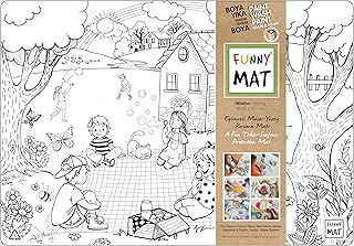 Akademi Çocuk Funny Mat - Ilkbahar (yüzde 95 Geri Dönüşümlü) - Yeni