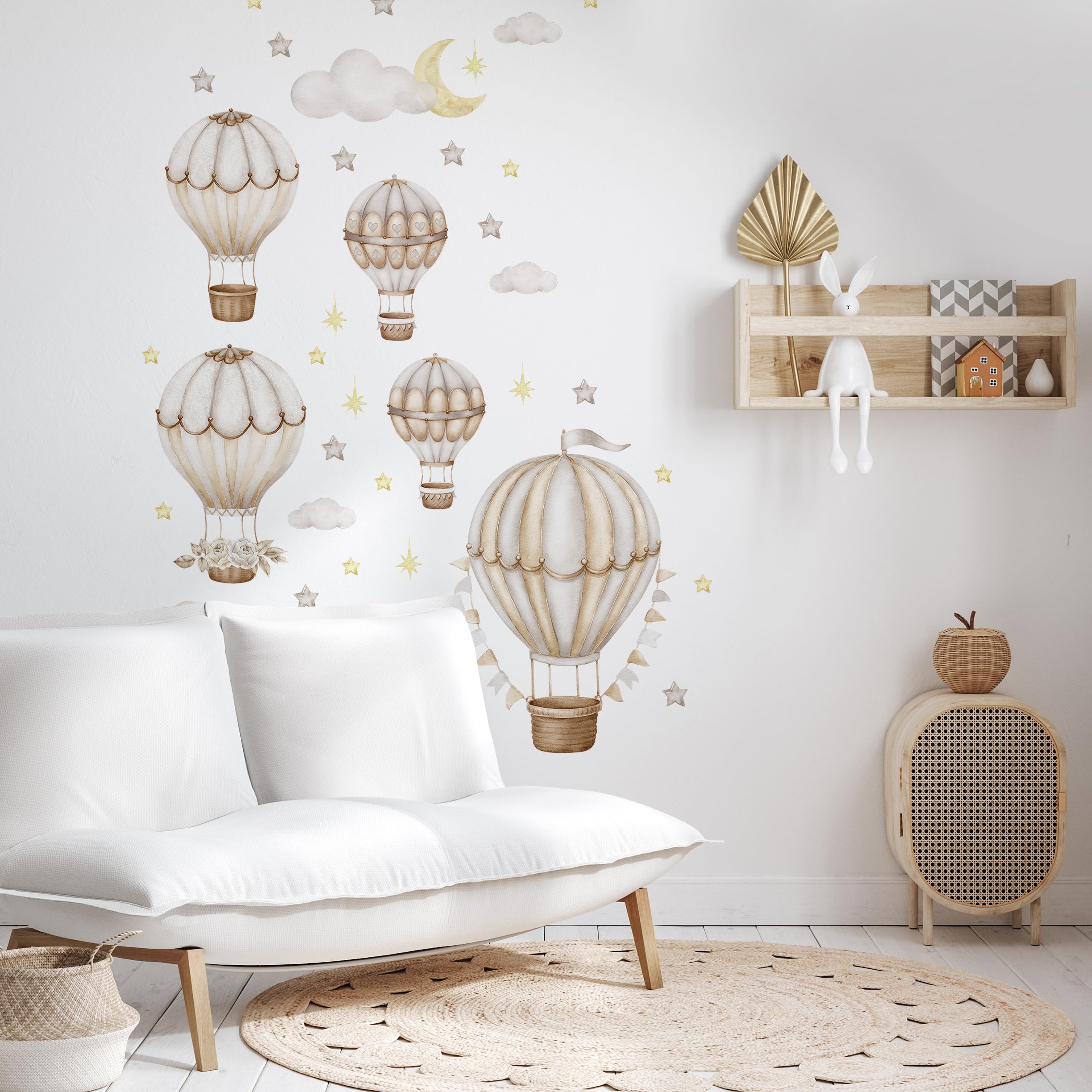 Muralo Sticker Set for Girls and Boys, Watercolour Sticker Wall Sticker Tattoo for Children's Room - Image 4