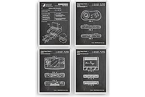 Magic Posters Neo Geo Set Of 4 Patent Prints - Gaming Gamer...