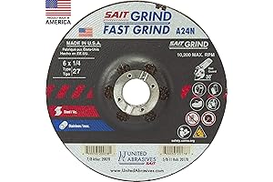 United Abrasives-SAIT A24N Fast Grinding Wheels 25-Pack
