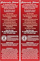 Vista 2 de Dr. Sheffield’s Certified Natural Toothpaste (Cinnamon) - Great Tasting, Fluoride Free Toothpaste/Freshen Your Breath, Whiten Your Teeth, Reduce