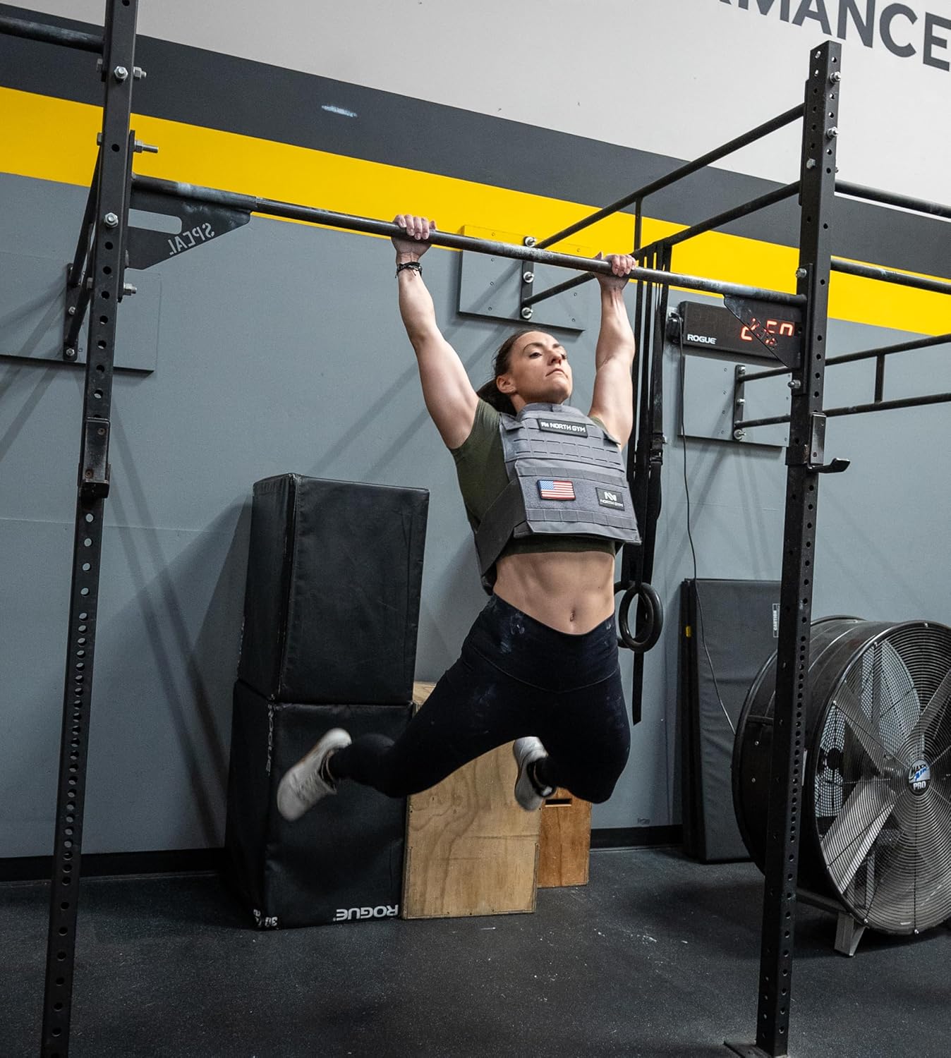 Northgym 3D Weight Plates 14,20,30 lbs - Additional Weight for Weight Vests and Plate Carrierss, Ergonomic Shape, Optimized Weight Distribution, Powder-Coated - Image 7