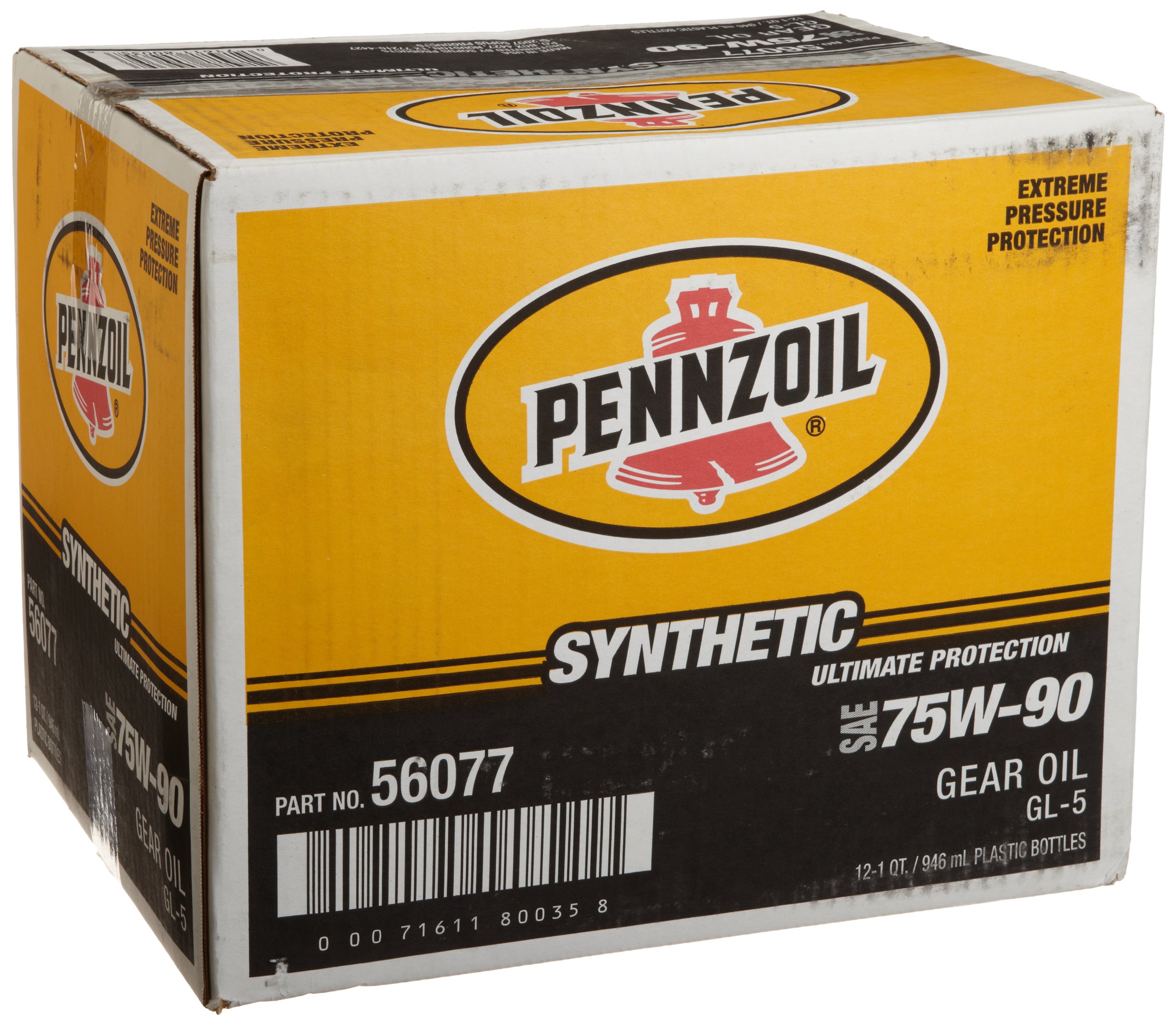 Buy Pennzoil (5607712PK) 75W90 GL5 Synthetic Gear Oil 1 Quart