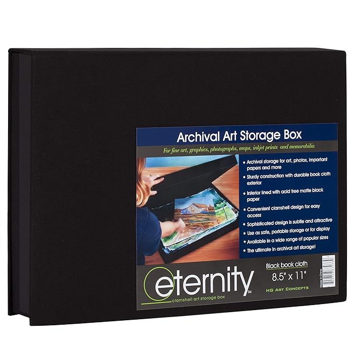 Buy HG Concepts Art Photo Storage Box Eternity Archival Clamshell Box