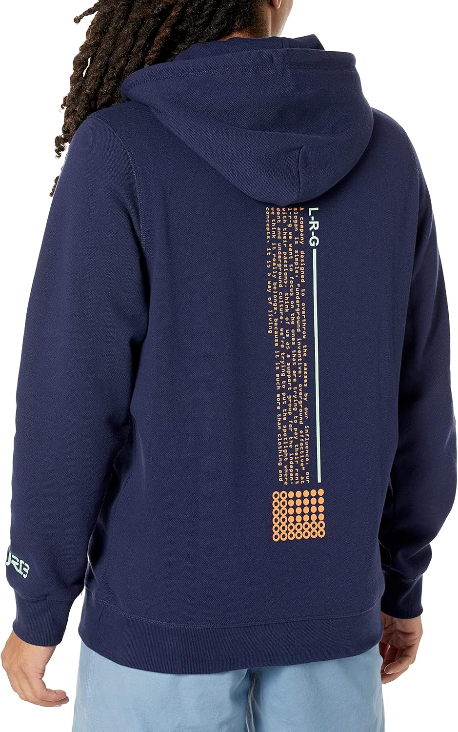 LRG Men's Lifted Research Group Logo Hooded Sweatshirt