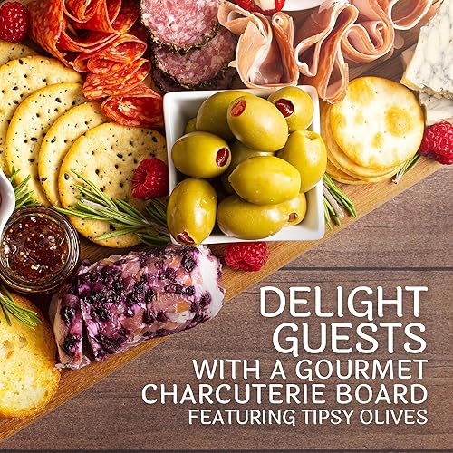 Miniatura 4 de Sable & Rosenfeld Vermouth Tipsy aceitunas rellenas Pimento pegar, 4.94-ounce tarros de vidrio (6unidades)