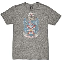 Fulham FC 1995 Retro Badge Vintage Premium Triblend T-Shirt - Grey