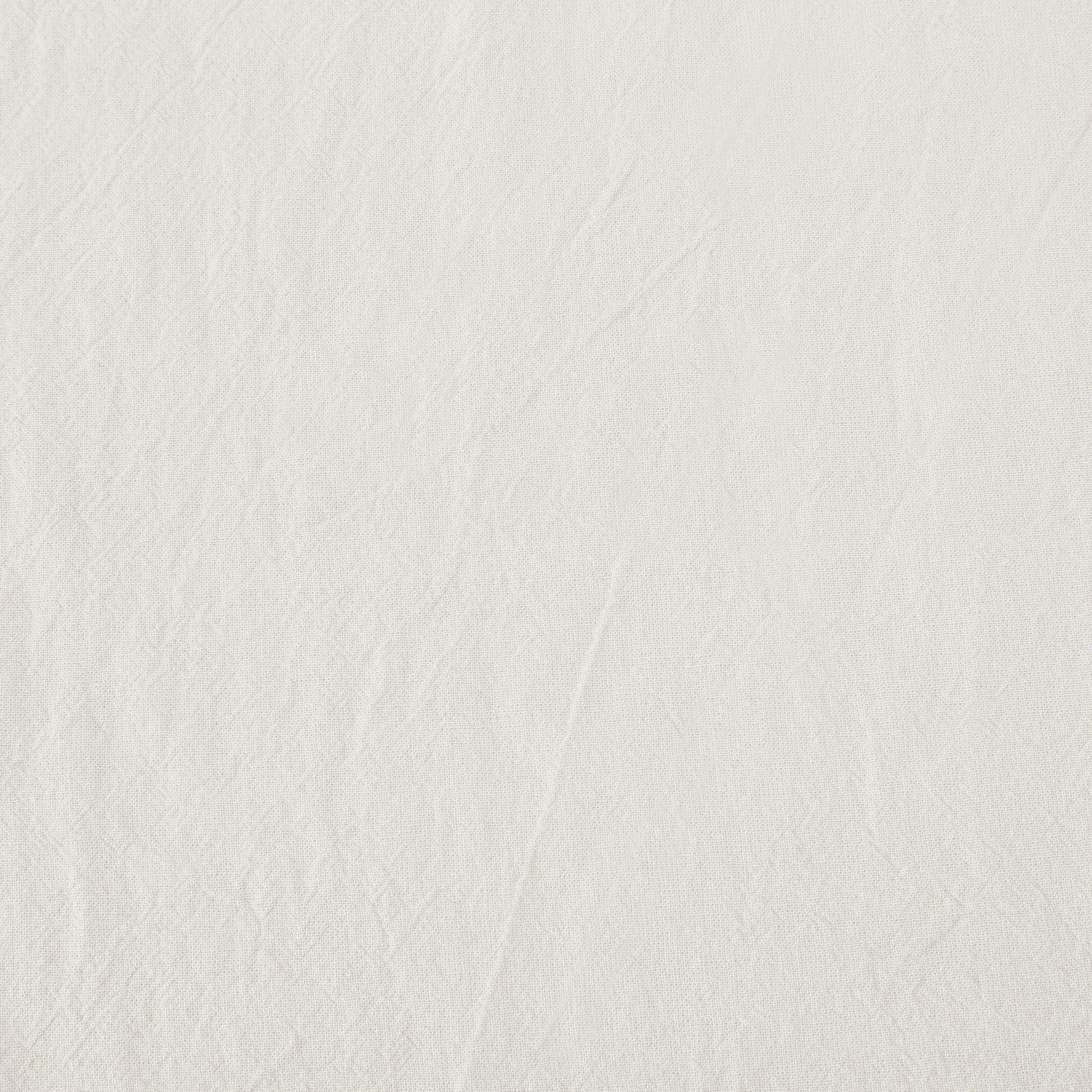 Archaeo Tenda in cotone lavato con linguetta intrecciata, 132 x 213 cm, bianco crema