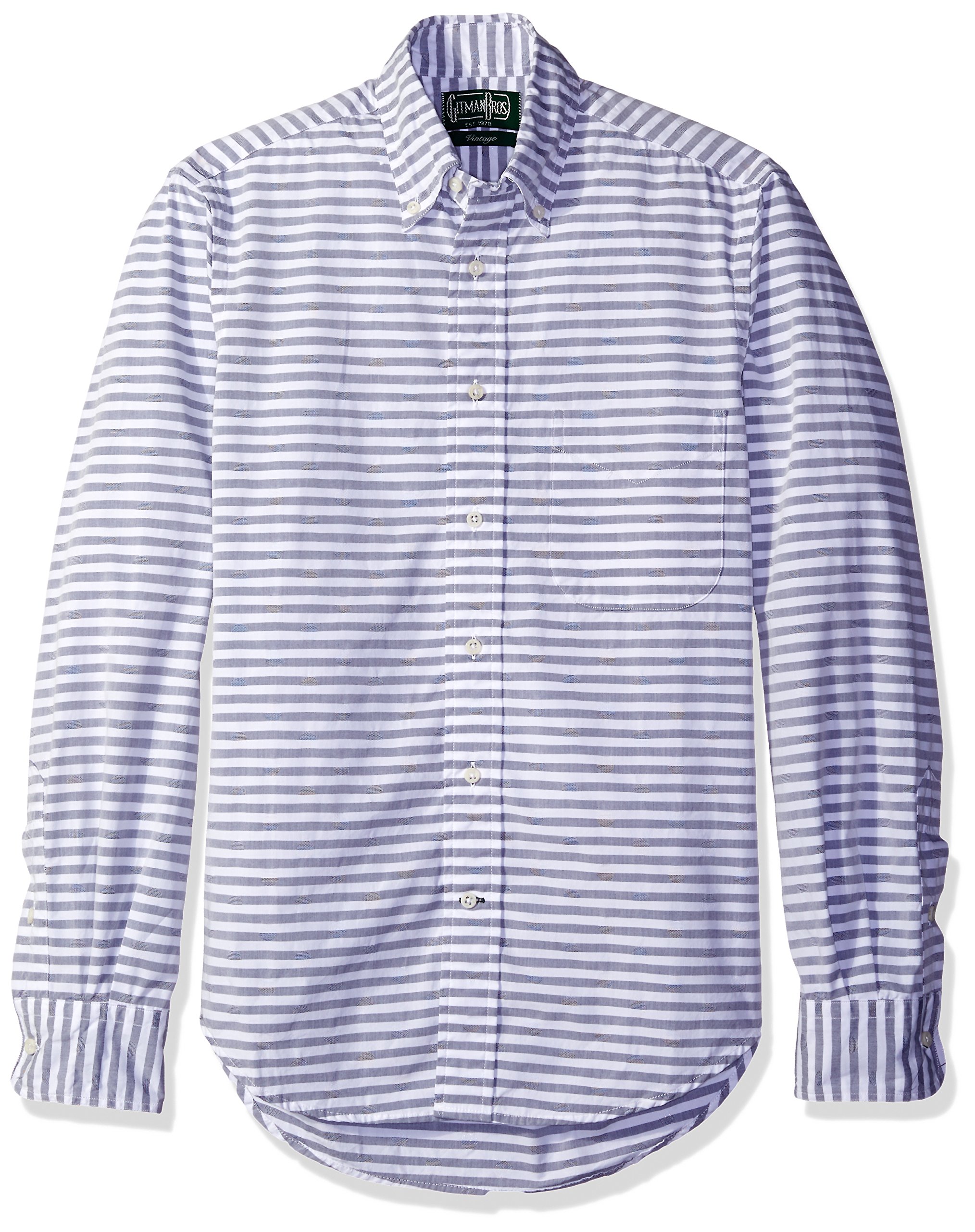 Gitman VintageMen's Dots & Stripes Button-Up Shirt