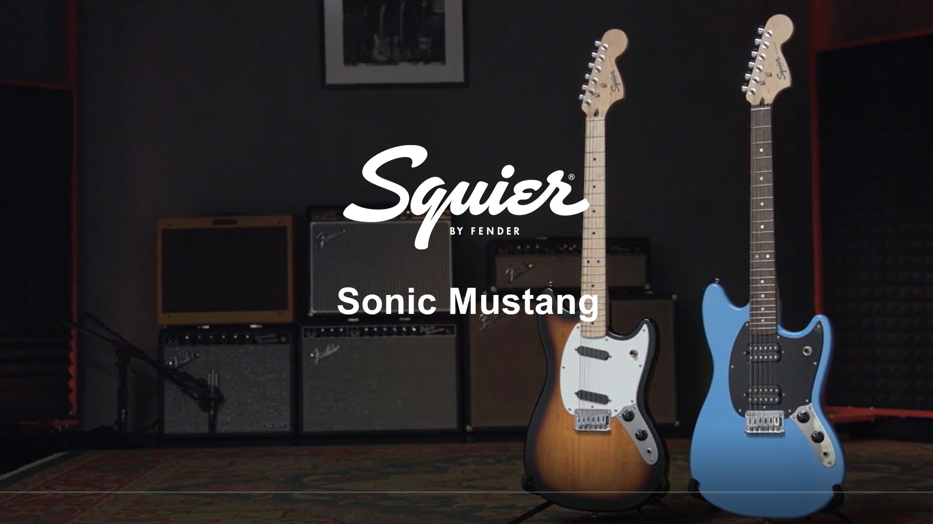 Amazon.com: Fender Squier Sonic Mustang, Laurel Fingerboard, HH