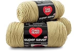 RED HEART Super Saver Yarn 3-Pack (Buff)