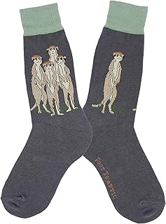 Men's Novelty Socks, Funny Animal-Themed Dress Socks, Sizes 7–12