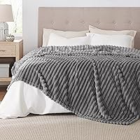 Vista 18 de Bedsure GentleSoft Twin Blanket for Couch - Cozy Soft Blankets for Women, Cute Small Fleece Throws for Girls, Light Grey, 60x80 Inches
