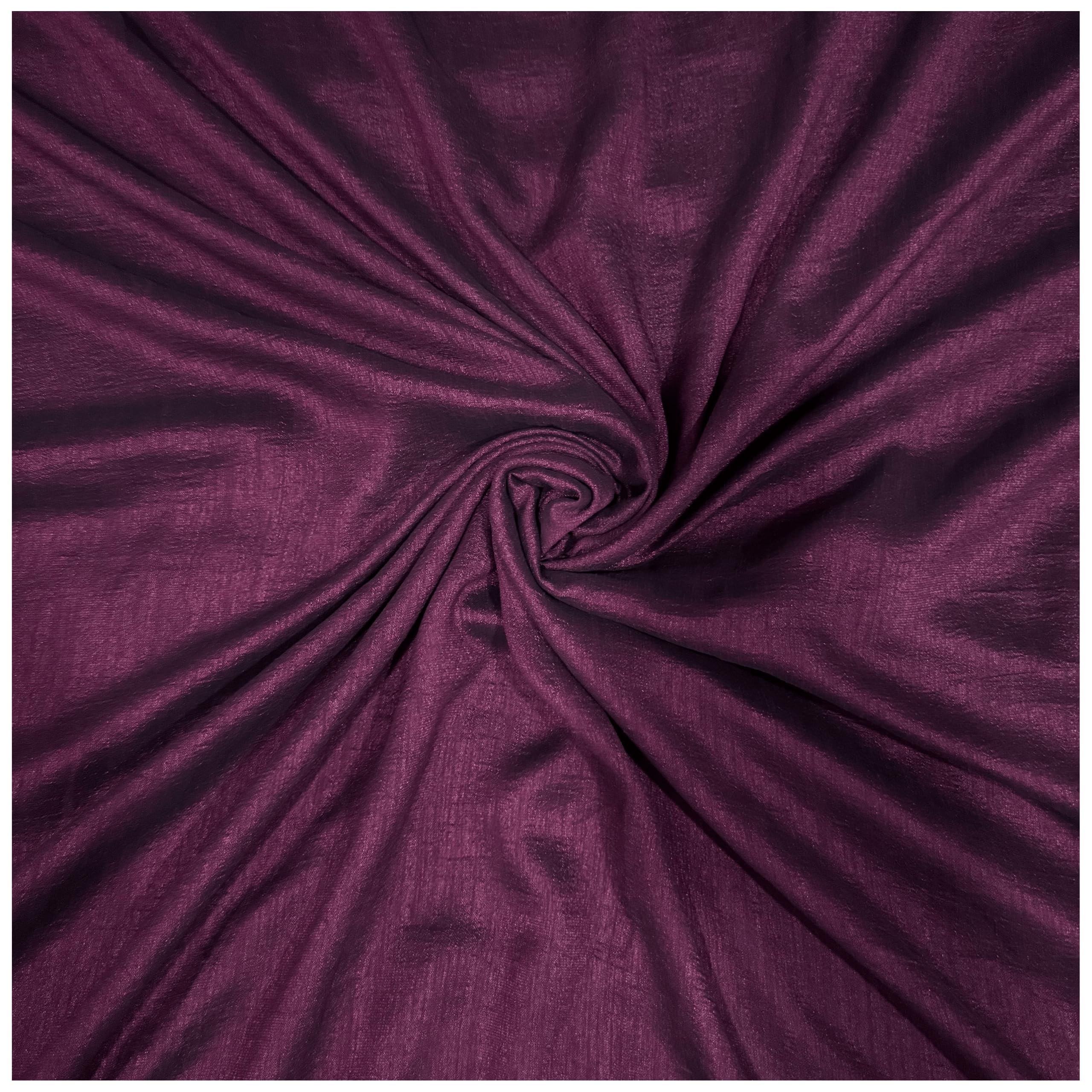 Velora Fabric | Unstitched - Plum Wine 2.5 Meters | Soft Textured Finish, Graceful Flowing Drape, Pre-cut Fabric, Suitable for Multiple Creations-image-20