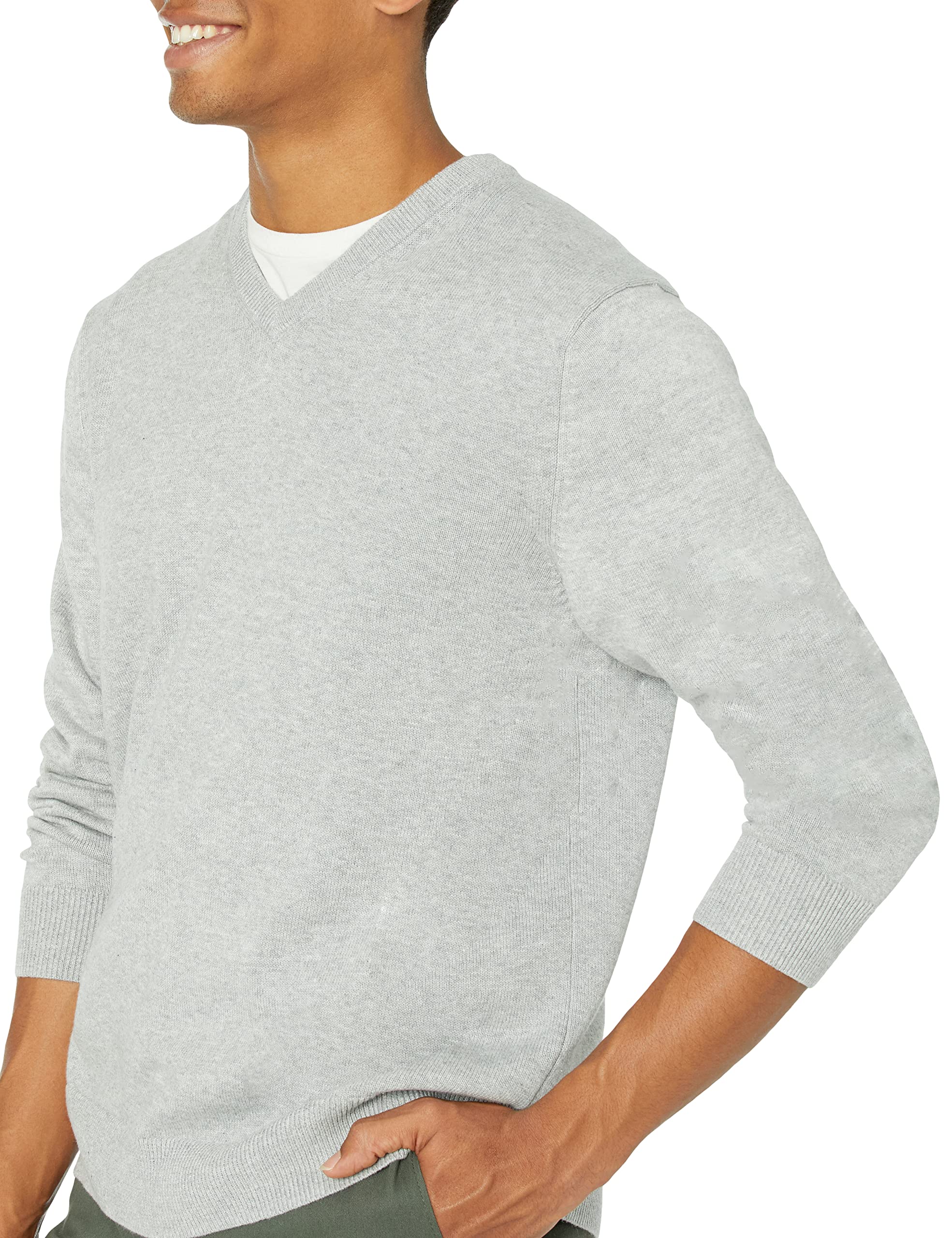 Amazon Essentials Maglione con Scollo a V (Disponibile in Taglie Extra Forti) Uomo