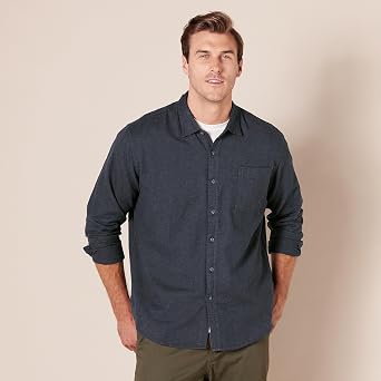 Amazon Essentials Men's Regular-Fit Long-Sleeve Flannel Shirt (Available in Big & Tall)
