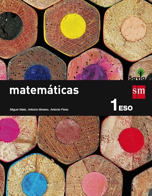 Portada de Matemáticas 1º ESO Savia Ed 2015
