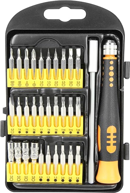 Amazon E Value 精密ドライバーセット 差替式ビット30種 ハンドル エクステンションバー入り Eps 650 ドライバーセット