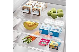 12 Pcs Refrigerator Mats: Perfect Protection for Glass Shelves, Cabinets, and Drawers