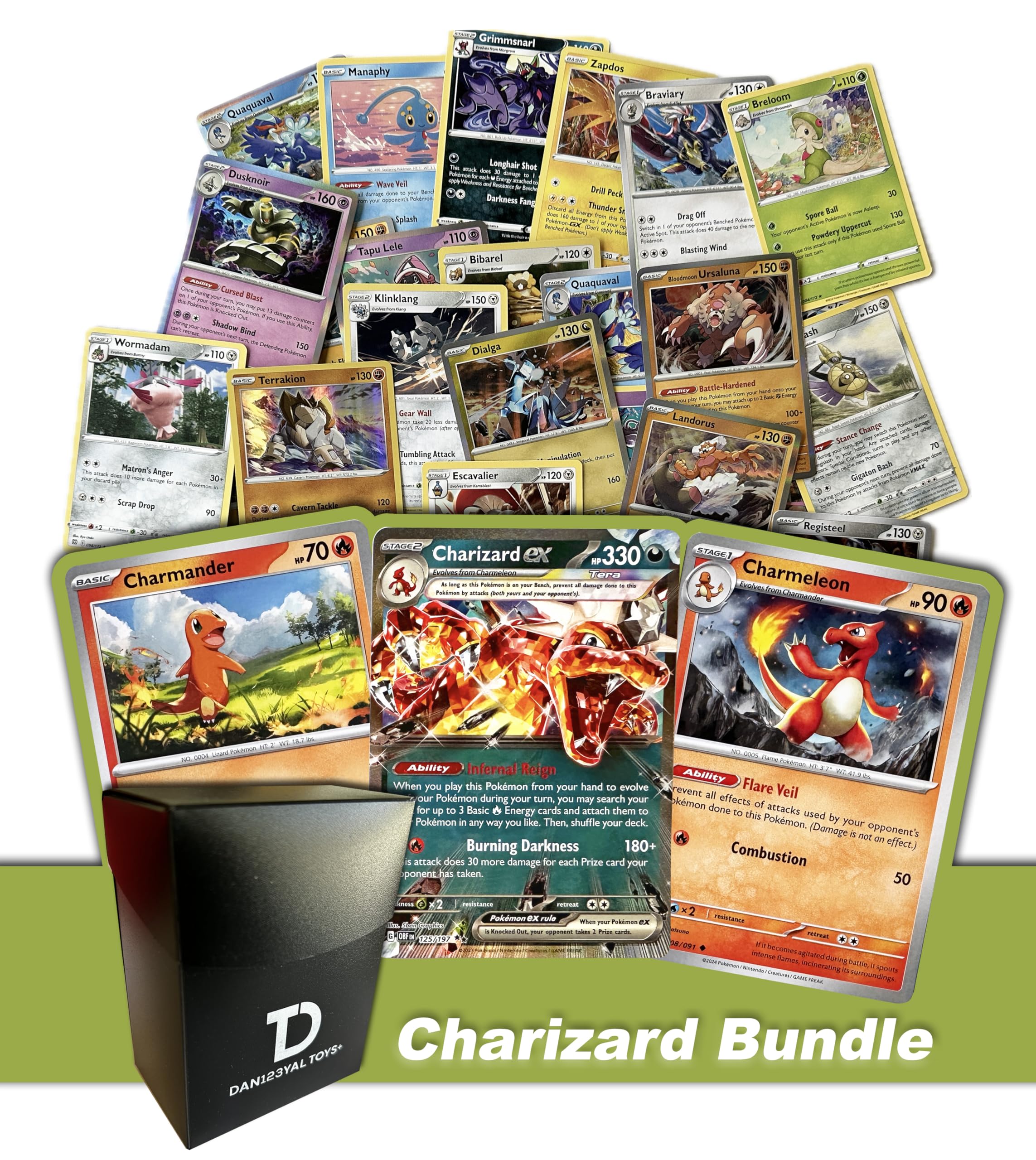 Amazon.com: Charizard Pokémon Compatible TCG Random Assortment Bundle