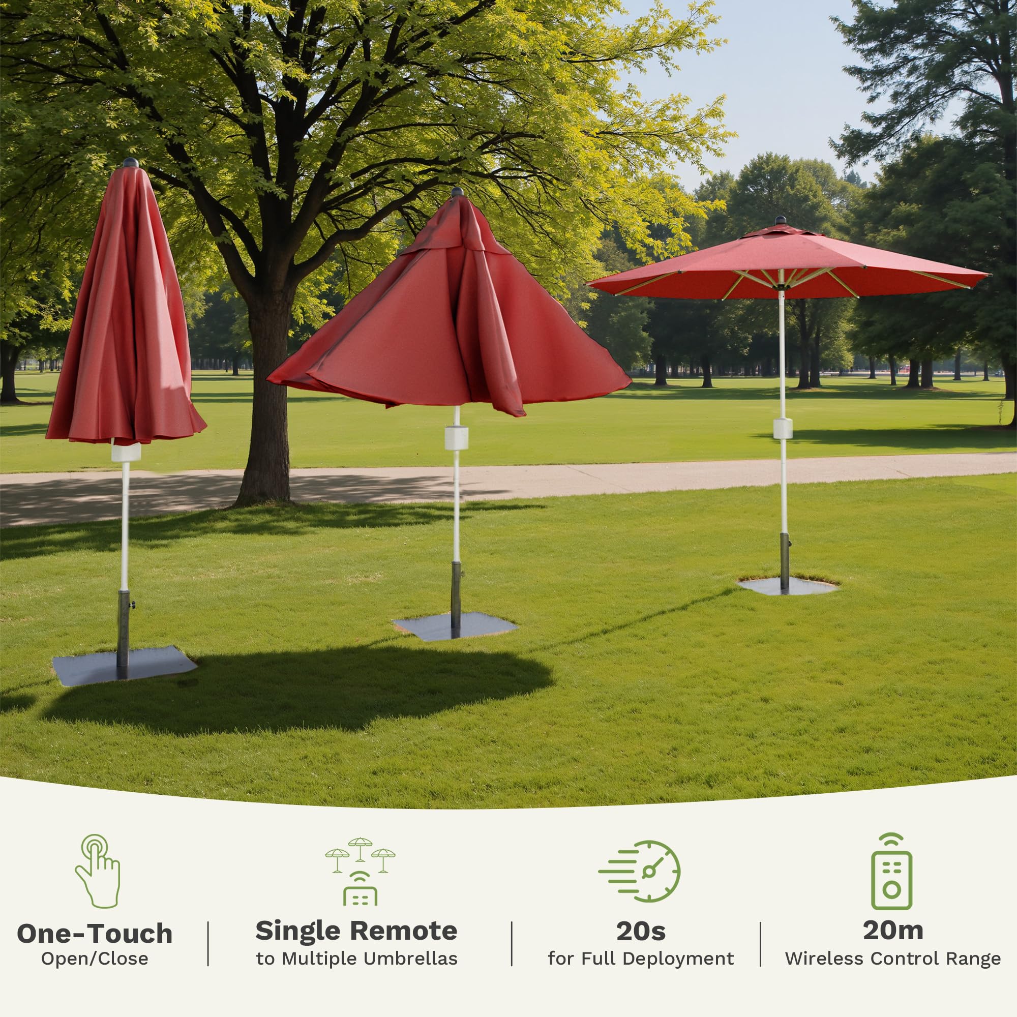 add-a-motor patio umbrella motor with touch-switch & remote control Amazon.com : Patiowell 9 FT Motorized Patio Umbrella, Remote Outdoor  Umbrella with Heavy Duty Aluminum Frame, Removable Power Bank and Push  Button Tilt for Backyard, Pool, Garden, Beach, Burgundy Red : Patio,
