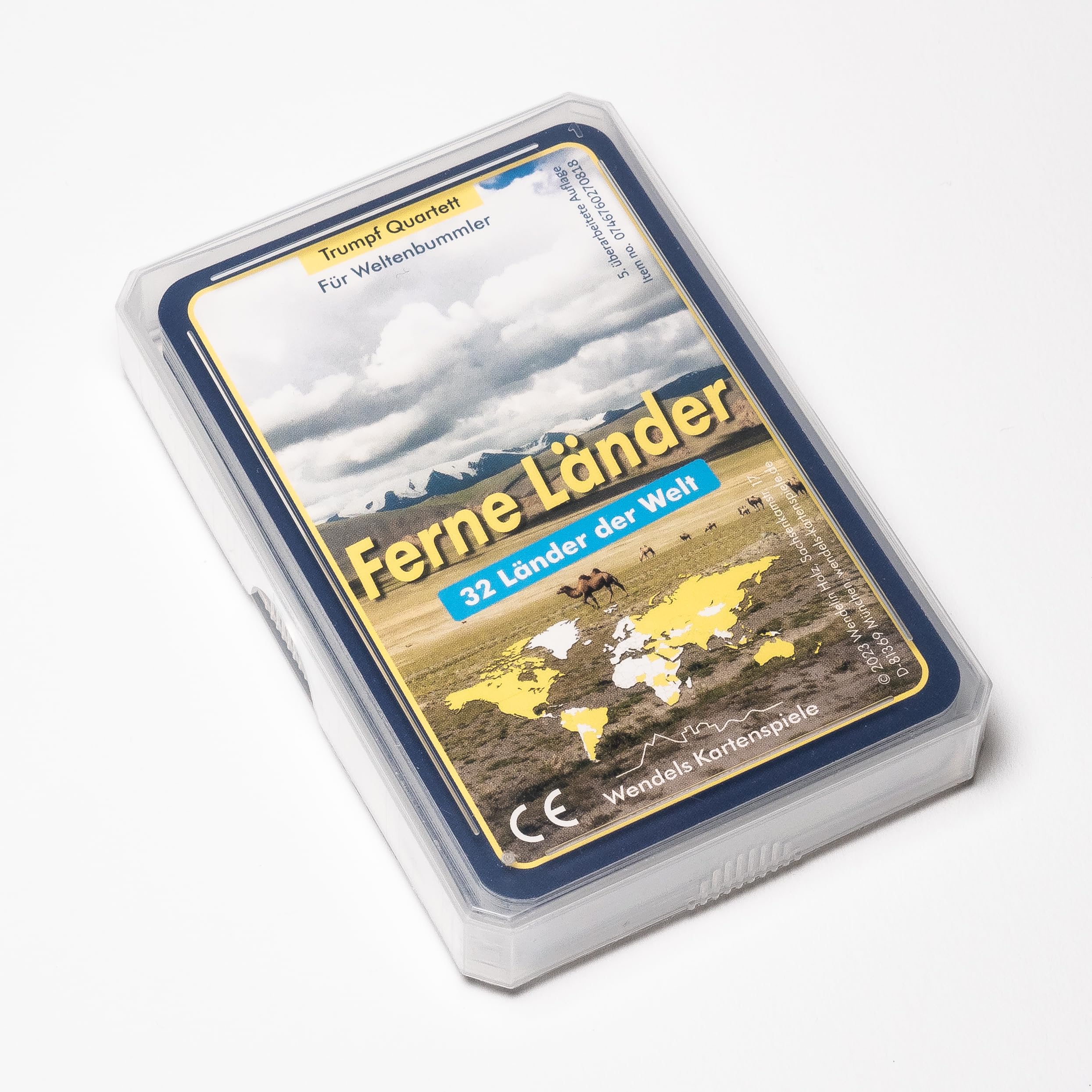Wendels Kartenspiele Trump Quartet Game Set of 2: Countries of Europe and Far Countries, Ages 6+, Multicoloured - Image 4