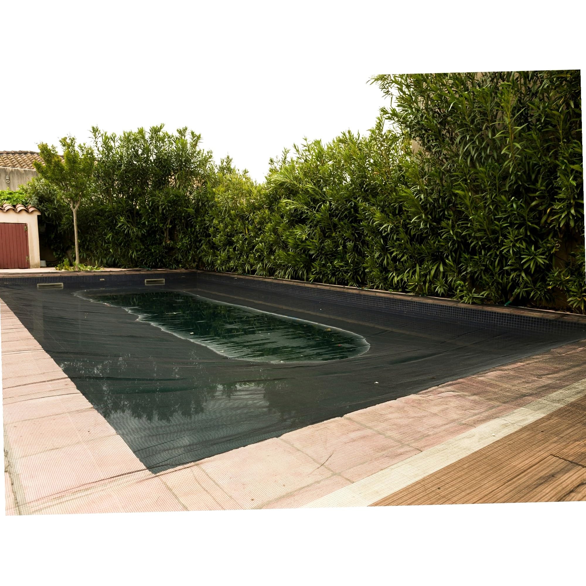 WerkaPro 10875 - Filet de Protection Piscine - Pour Piscine Rectangulaire - 6 x 12 m - Noir