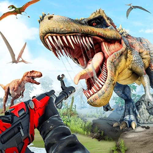 Dino Hunter Jurassic World Gun Shooting Adventure Game - Enjoy Wild Animal Hunting Shooter 3D Dino Games Free For Kids