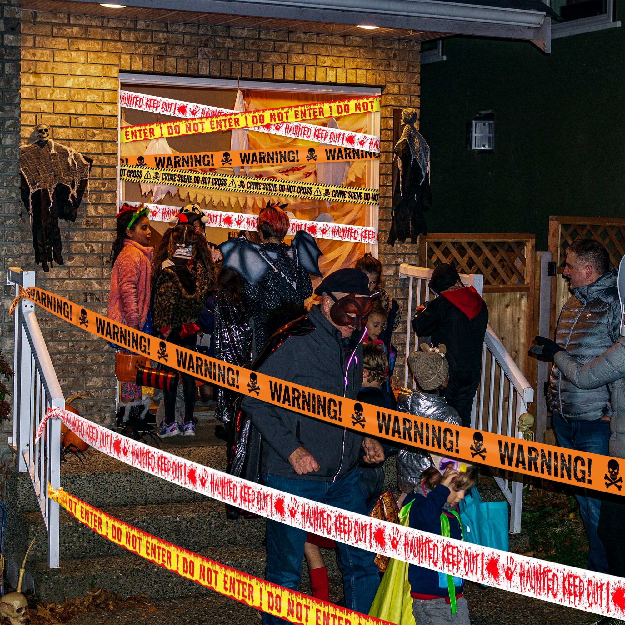 Halloween Caution Tape - Spooky Decorations -6