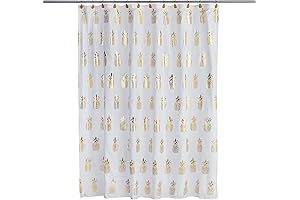 SKL Home Gilded Pineapple Shower Curtain