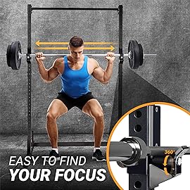 Yes4All 6-Pegs Olympic Weight Plate & 2 Barbells - Weight Plate Tree Holder & Vertical Barbell Storage Rack