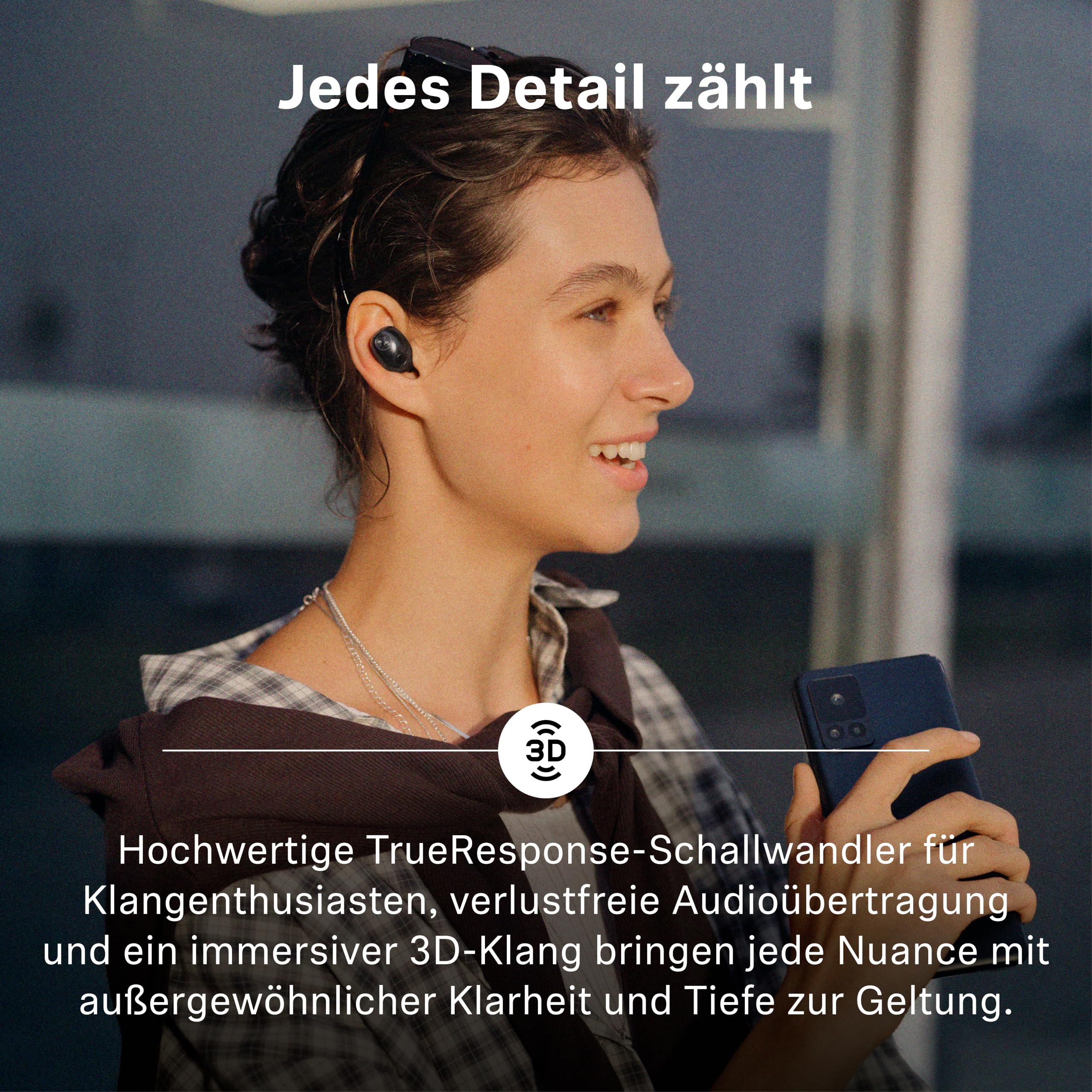 Sennheiser Momentum True Wireless 5 Bluetooth-Kopfhörer, 40 Stunden Akkulaufzeit, ANC