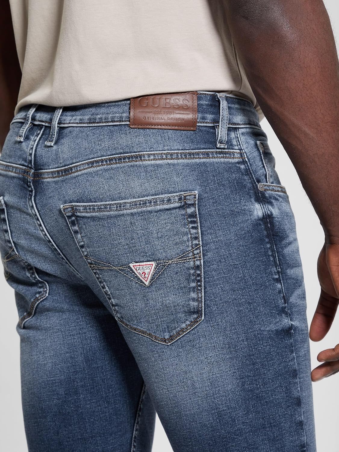 Guess Mens Eco Finnley Tapered Jeans - Image 5