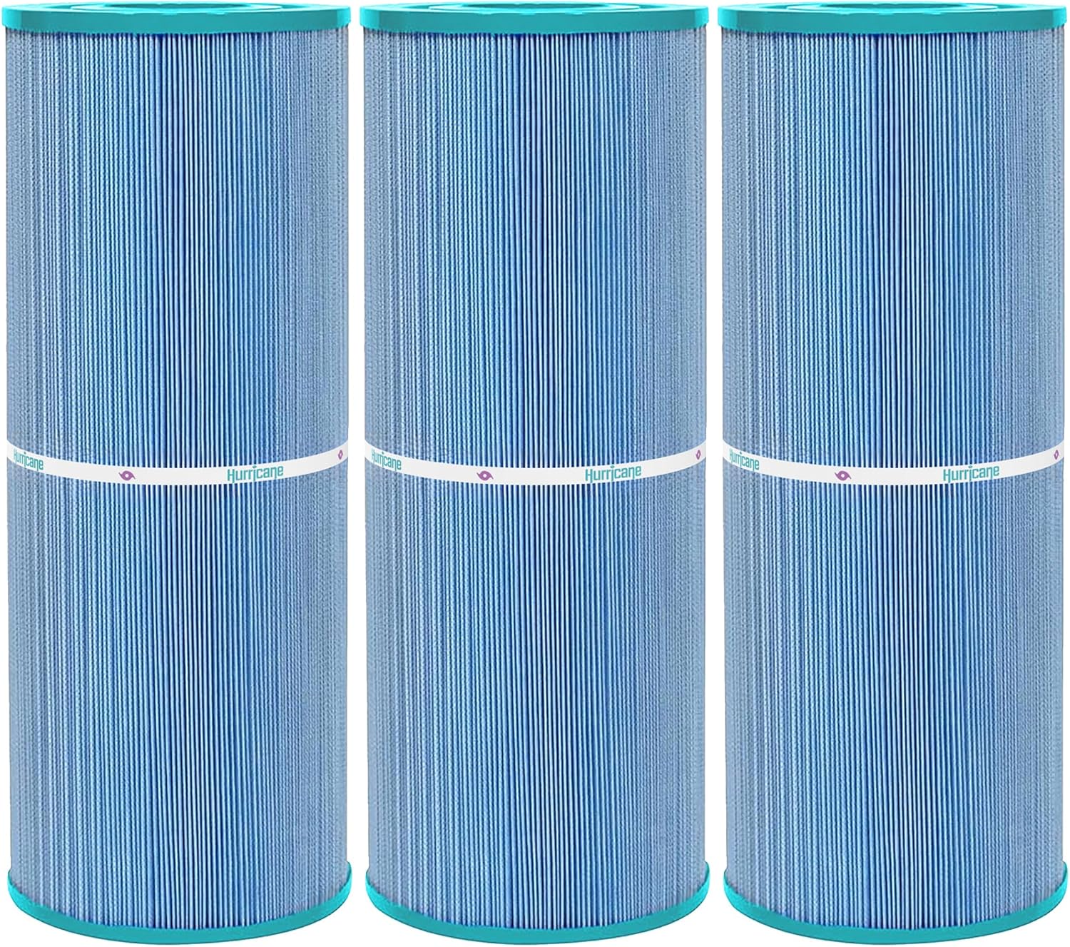 Hurricane Filters 3 Pack HF4950-01M Elite Aseptic Spa Filter Cartridge - Replacement for PRB50-IN, Unicel C-4950, Filbur FC-2390, Dynamic Series IV DFM, DFML, Series II & III RTL/RCF-5