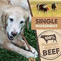 Vista 3 de Mighty Paw Palitos de goma de 12" de larga duración para perros - Masticables 100% naturales de carne de res alimentada con pasto. Palitos de goma