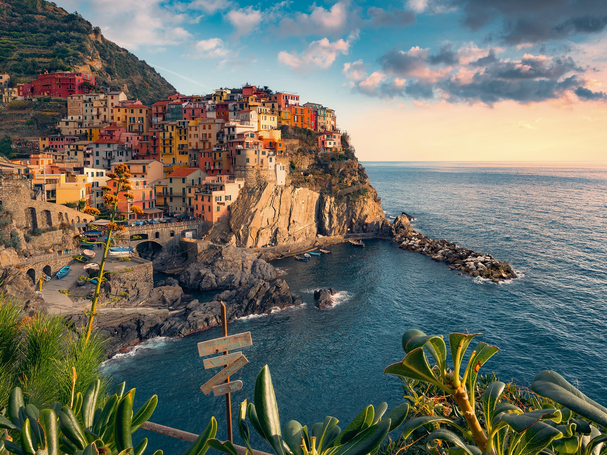 Ravensburger View of Cinque Terre Italy 1500 Piece Jigsaw Puzzles for Adults and Kids Age 12 Years Up, Multicolor, 1500 pezzi, 80x60 cm
