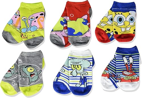 Nickelodeon Calcetines invisibles de Bob Esponja para niños