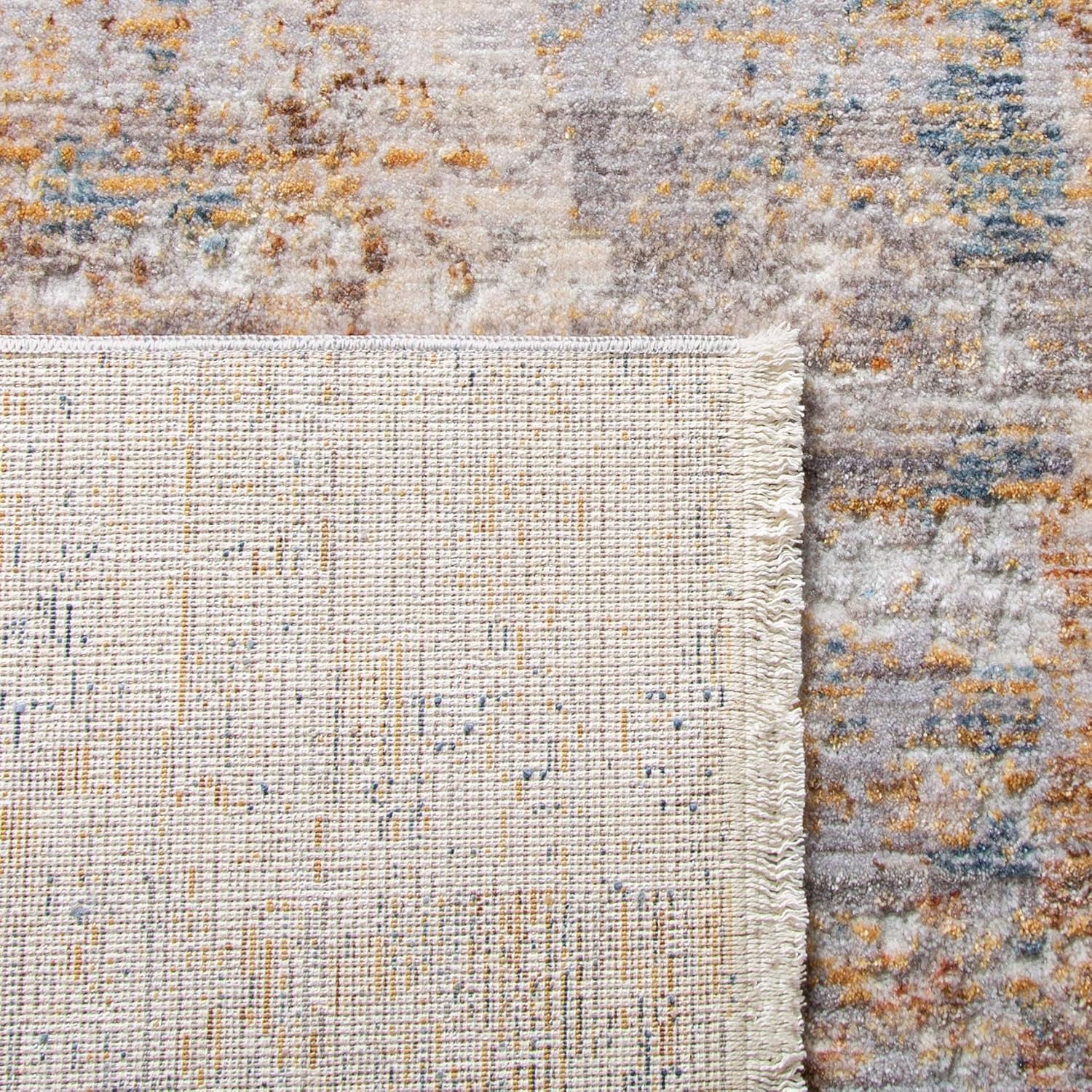 SAFAVIEH Winston Collection Runner Rug - 2'2" x 8', Grey & Blue, Distressed Design, Non-Shedding & Easy Care, Ideal for High Traffic Areas in Living Room, Bedroom (WNT352F)