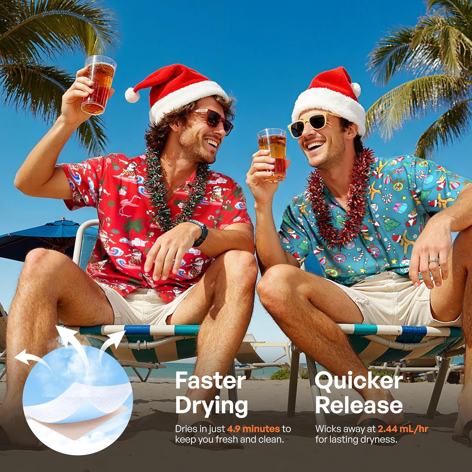 Giggling Getup Hawaiian Shirt for Men Casual Summer Beach Shirts Short Sleeve Button Down - Image 4