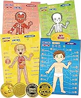 Vista 1 de BEST LEARNING i-Poster My Body - Juguete educativo interactivo para hablar de anatomía humana Aprende partes del cuerpo, órganos, músculos