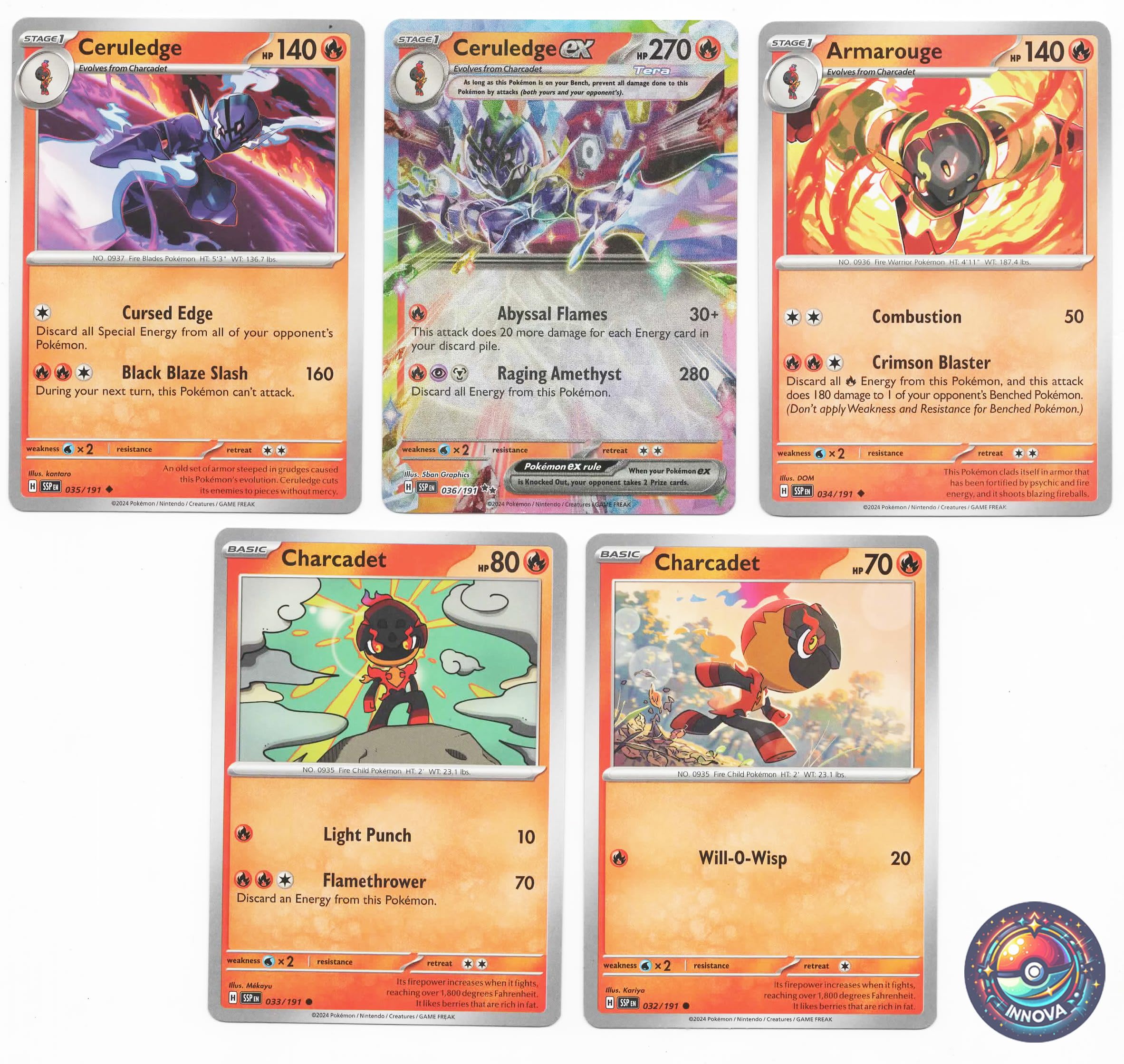 Amazon.com: Ceruledge ex 036/191