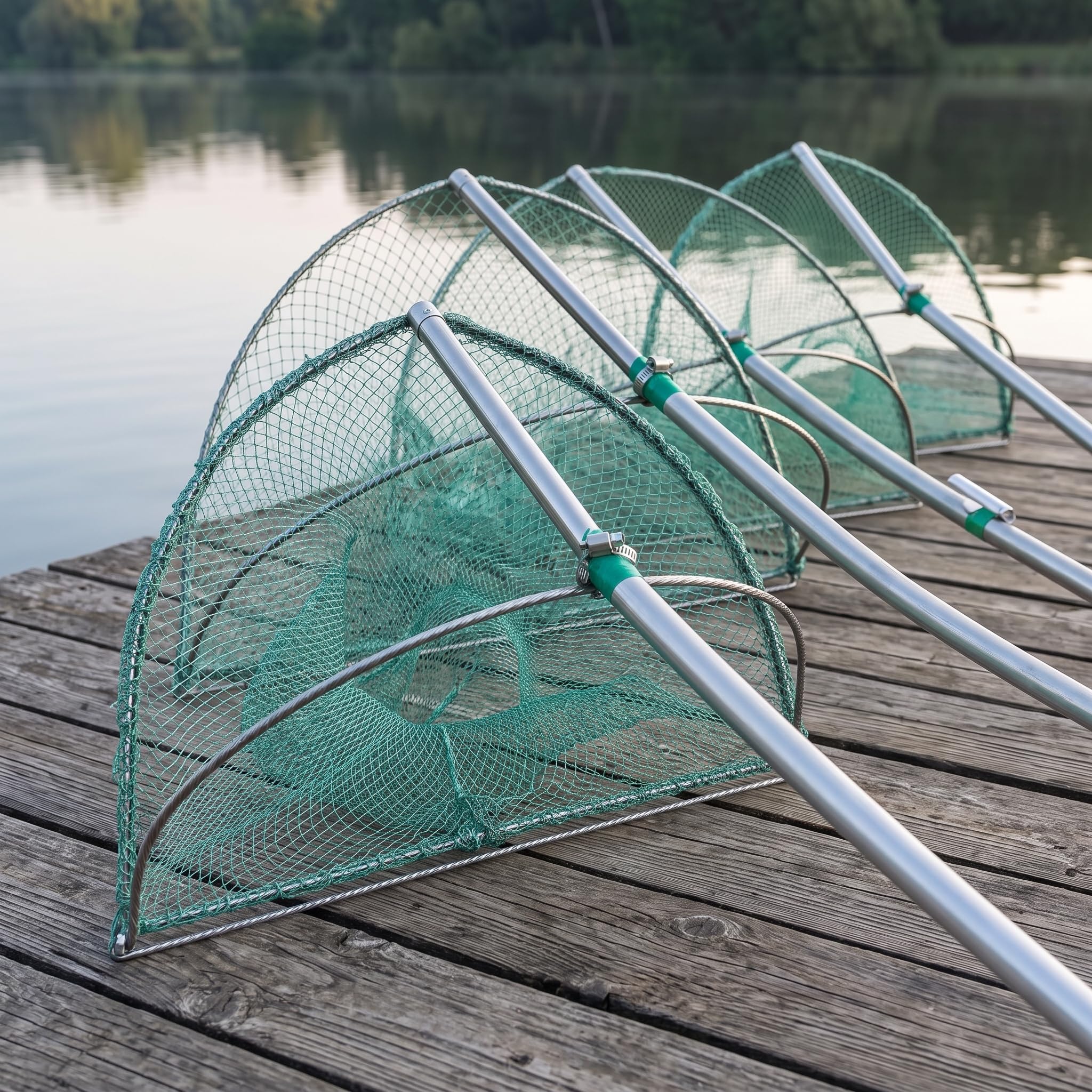 Épuisette Pêche Manuel Métal Pliable, Construction métal Plastique, entièrement enveloppée, Usage Manuel, mi-enveloppée, pour la pêche, Demi-enveloppe, Grande Maille, 90 cm